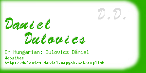 daniel dulovics business card